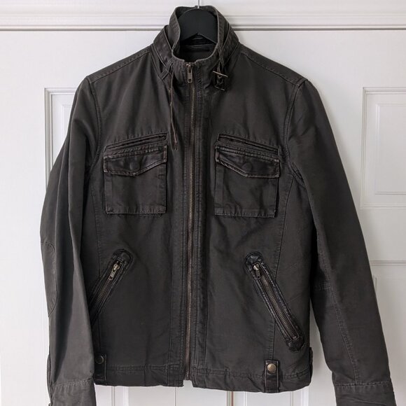 Guess khaki jacket, youth size 16/18 - Picture 1 of 5